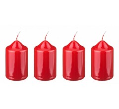 Набор из 4 свечей декоративных Новый год 348-448
